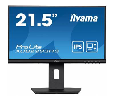 Монитор IIYAMA 21.5" ProLite XUB2293HS-B5 черный IPS LED 16:9 HDMI M/M матовая HAS Piv 250cd 178гр/1