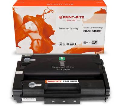 Картридж PRINT-RITE лазерный Print-Rite TFR449BPU1J PR-SP3400HE SP 3400HE черный (5000стр.) для Rico