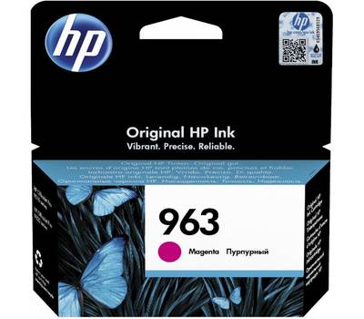 Картридж струйный HP 963 3JA24AE пурпурный (700стр.) для HP OfficeJet Pro 901x/902x HP