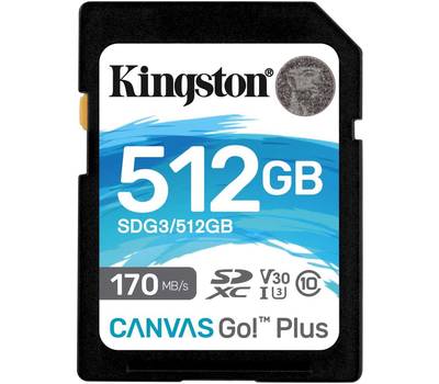 Флешка KINGSTON Canvas Go! Plus SDG3/512GB