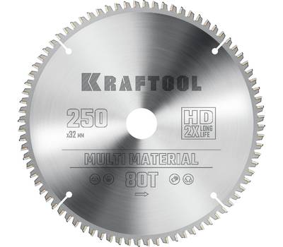 Диск пильный KRAFTOOL Multi Material 36953-250-32