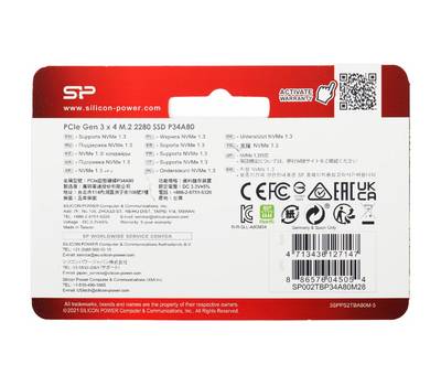 Накопитель SSD SILICON POWER M-Series SP002TBP34A80M28