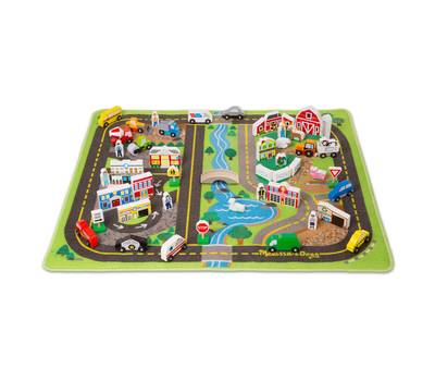 Детский игровой набор Melissa&Doug Коврик,Город-н-р делюкс 5195M