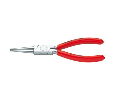 Круглогубцы KNIPEX KN-3033160 губки без насечек 41 мм, 160 мм, хром, обливные ручки