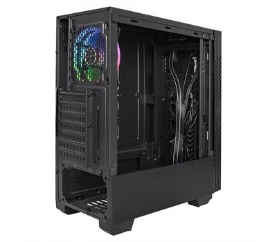 Корпус системного блока EXEGATE EX283741RUS EVO-9201 Black-RGB light, ATX, без БП