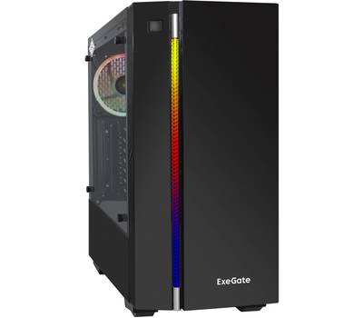 Корпус системного блока EXEGATE EX283741RUS EVO-9201 Black-RGB light, ATX, без БП