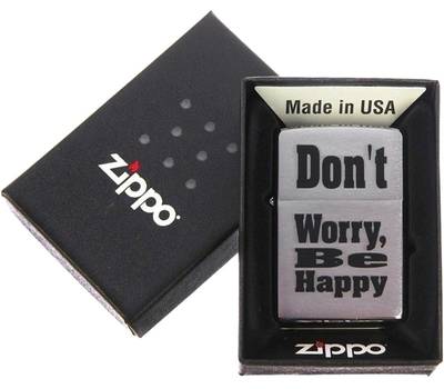 Зажигалка Zippo Don`t worry