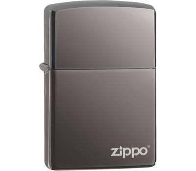 Зажигалка Zippo №150ZL* с покрытием Black Ice, латунь/сталь, чёрная с фирменным логотипом