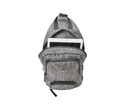 Рюкзак WENGER Urban Contemporary, с одним плечевым ремнем, темно-cерый, 19х12х33 см, 8 л