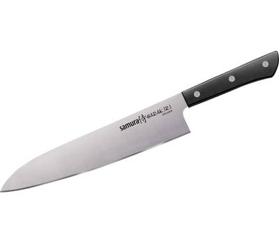 Нож кухонный Samura Harakiri Гранд Шеф, 24 см, корроз.-стойкая сталь, ABS пластик