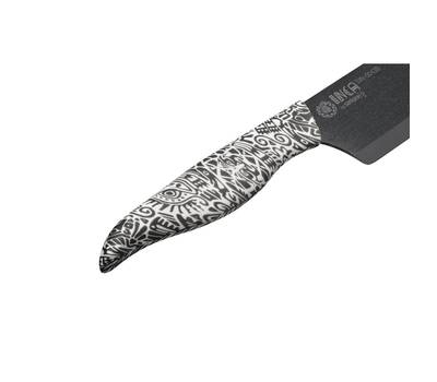 Нож кухонный Samura Inca накири, 16,5 см, чёрная циркониевая керамика