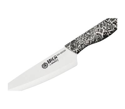 Нож кухонный Samura универсальный Inca, 15,5 см, белая циркониевая керамика