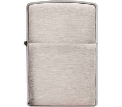 Зажигалка Zippo c покрытием Brushed Chrome, латунь/сталь, серебристая, матовая, 36х12x56 мм