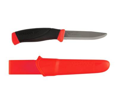 Нож кухонный MORAKNIV Companion F (11828) черный/красный