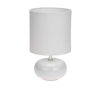 Светильник настольный REXANT 603-1025 декоративный Форте, основание белого цвета, белый абажур, цоко