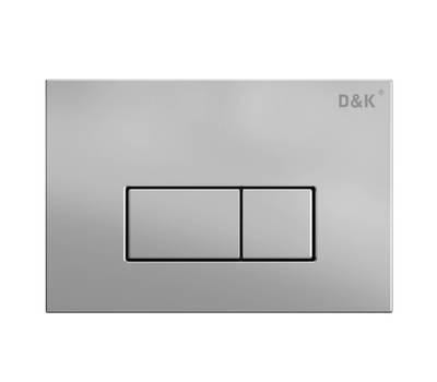 Клавиша смыва D&K Rhein (арт.инсталл DI8050127), матовый хром (DB1499002)