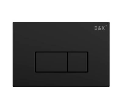 Клавиша смыва D&K Rhein (арт.инсталл DI8050127), черный (DB1499025)