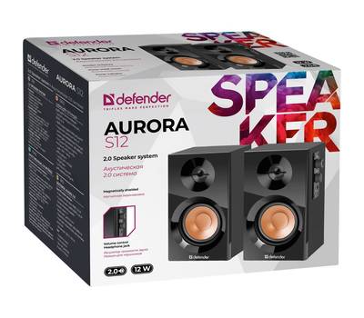 Колонки для компьютера DEFENDER (65415) AURORA S12 черный