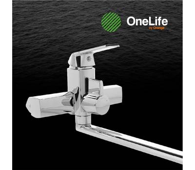 Смеситель для ванны OneLife P02-211cr полимерный