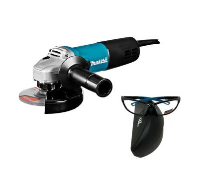 Машина шлифовальная угловая Makita 9558HNR+ очки защитные PGW-180110/CLEAR