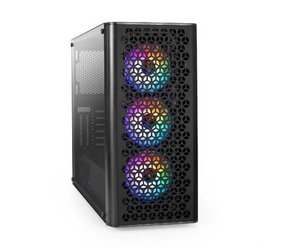 Компьютерный корпус EXEGATE EX296077RUS EVO-9202-EVO800 (ATX, БП EVO800RGB с вент. 12 см, с окном, 1