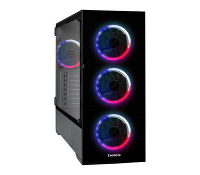 Компьютерный корпус EXEGATE EX296081RUS i3 MAX-EVO800 (eATX, EVO800RGB 12см, 2*USB+1*USB3.0)