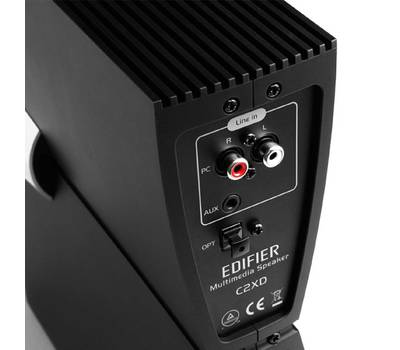 Система акустическая EDIFIER C2XD Black, 2 сат.+сабвуфер, 35W + 2x9W RMS, 48-20000Гц, дерево