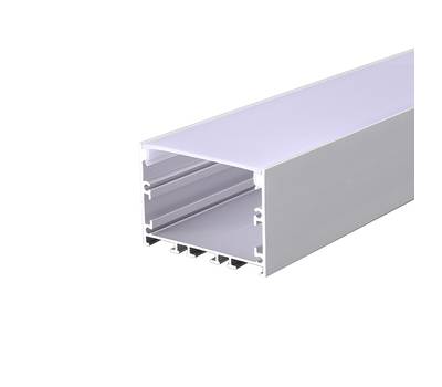 Профиль алюминиевый REXANT 146-404-1 комплект с рассеивателем, 62х32мм, 1м