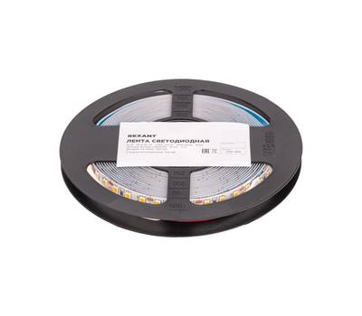 Лента светодиодная REXANT 141-220 12В, SMD2835, 14,4Вт/м, 120 LED/м, 3000K, 8мм, 5м, IP20