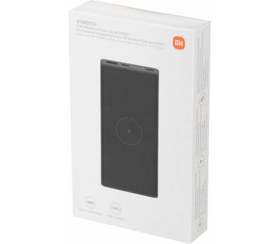 Power Bank XIAOMI 10W WIRELESS 10000 черный BHR5460GL