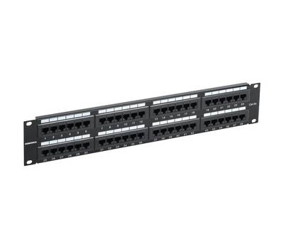 Патч-панель Itk PP48-2UC5EU-K05-G 19" 2U 48xRJ45 кат.5E UTP