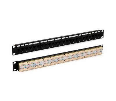 Патч-панель Hyperline PP3-19-24-8P8C-C5E-110D 19" 1U 24xRJ45 кат.5e UTP