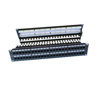 Патч-панель Hyperline PP3-19-48-8P8C-C6-110D 19" 2U 48xRJ45 кат.6 UTP