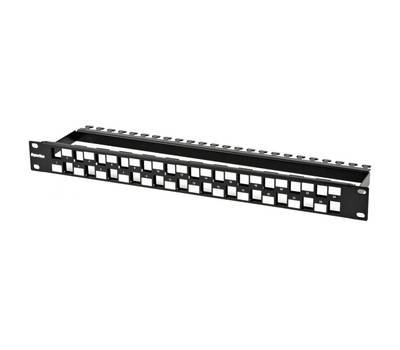 Патч-панель Hyperline наборная PPBL3-19-24S-RM 19" 1U 24xRJ45