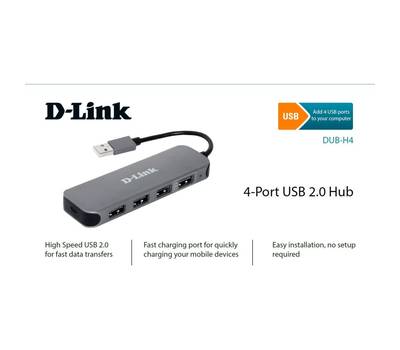 Разветвитель USB D-LINK DUB-H4