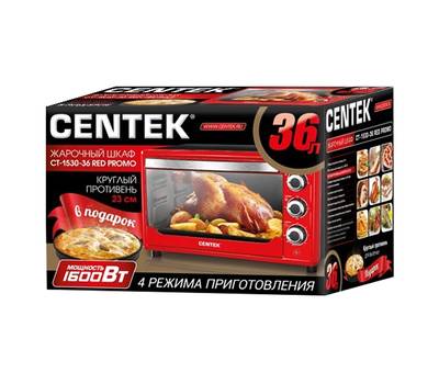Мини-печь Centek CT-1530-36 RED