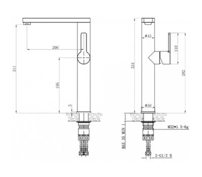 Смеситель для кухни Steel Hammer SH 7028 INOX