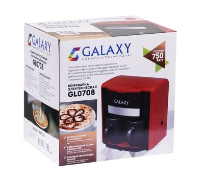 Кофеварка Galaxy GL 0708 КРАСНАЯ