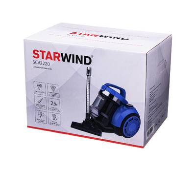 Пылесос электрический StarWind SCV2220 синий/черный