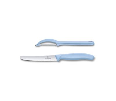 Набор ножей VICTORINOX 6.7116.21L22 овощечистка и нож, голуб