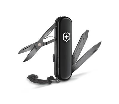 Нож перочинный VICTORINOX Lite Onyx Black (0.6226.31P) 58мм 8функц. черный подар.коробка.