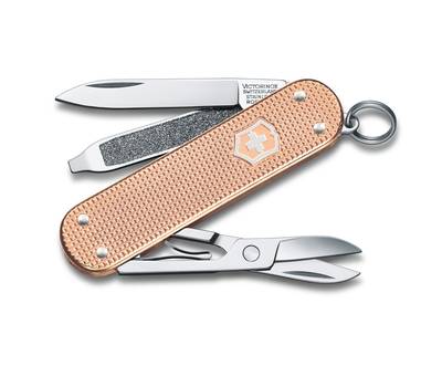 Нож перочинный VICTORINOX Fresh Peach (0.6221.202G) 58мм 7функц. карт.коробка.