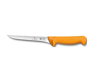 Нож кухонный VICTORINOX Swibo/(5.8409.13) стальной обвалочный для мяса лезв.130мм прямая заточка жел