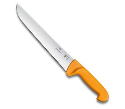 Нож кухонный VICTORINOX Swibo/(5.8431.26) стальной разделочный для мяса лезв.260мм прямая заточка же