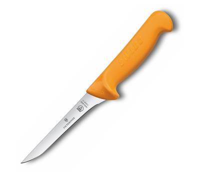 Нож кухонный VICTORINOX Swibo/(5.8408.16) стальной обвалочный для мяса лезв.160мм прямая заточка жел