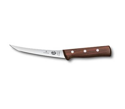 Нож кухонный VICTORINOX 5.6616.15 стальной разделочный лезв.150мм прямая заточка коричневый.