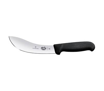 Нож кухонный VICTORINOX Skinning (5.7803.12) стальной разделочный лезв.120мм прямая заточка черный.