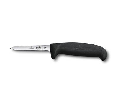 Нож кухонный VICTORINOX Fibrox/(5.5903.08M) стальной для птицы лезв.80мм прямая заточка черный