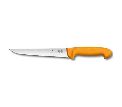 Нож кухонный VICTORINOX Sticking (5.8411.22) стальной разделочный для мяса лезв.220мм прямая заточка