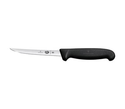 Нож кухонный VICTORINOX Fibrox/(5.6203.09) стальной для птицы лезв.90мм прямая заточка черный.